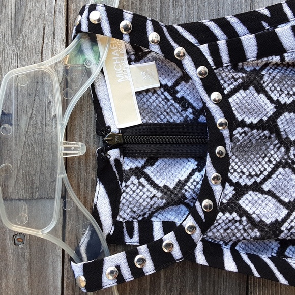 Michael Michael Kors black grey & white blouse size extra small - Picture 3 of 9